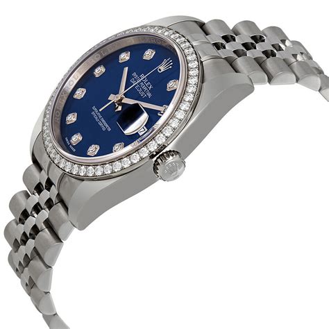 rolex oyster perpetual datejust women's diamond|rolex datejust 36 with diamonds.